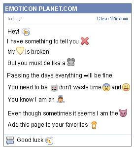 Conversation with emoticon Cheers with Beers for Facebook